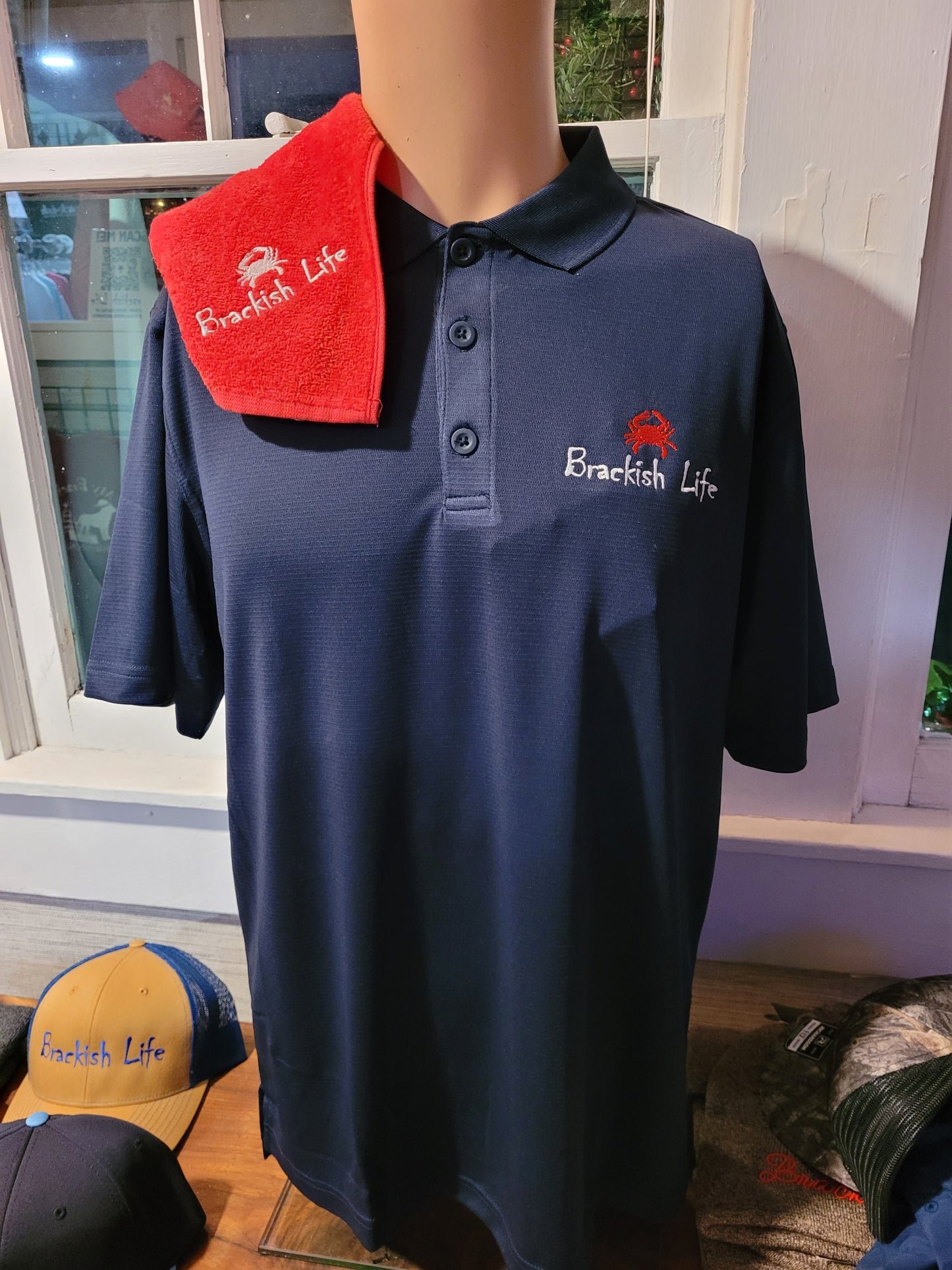 Men's Embroidered Polo Instore