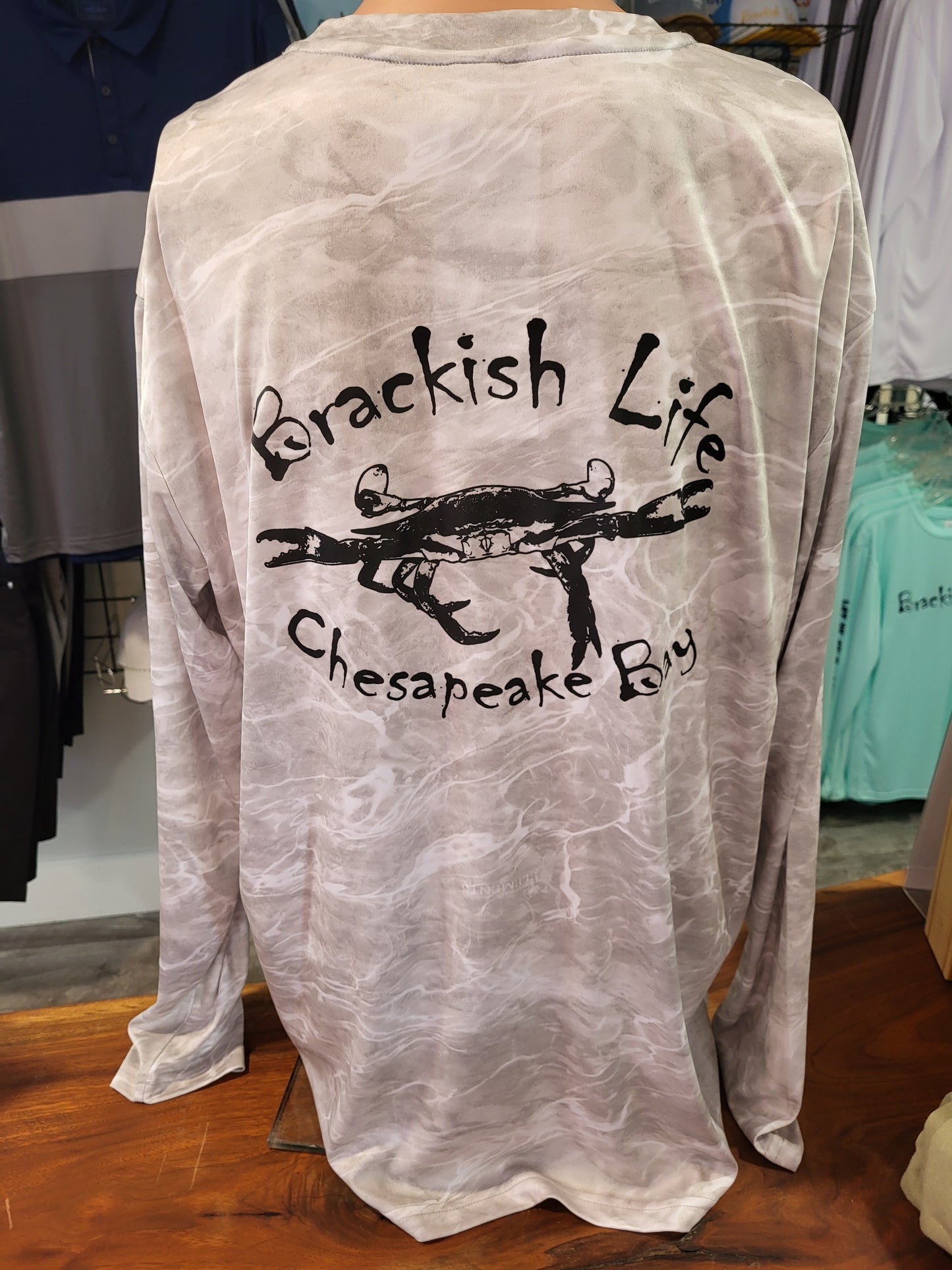 Bonefish Maryland Crab Long Sleeve Crew