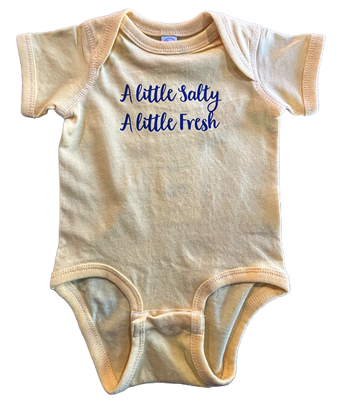Brackish Life A Little Salty, A Little Fresh Onesie