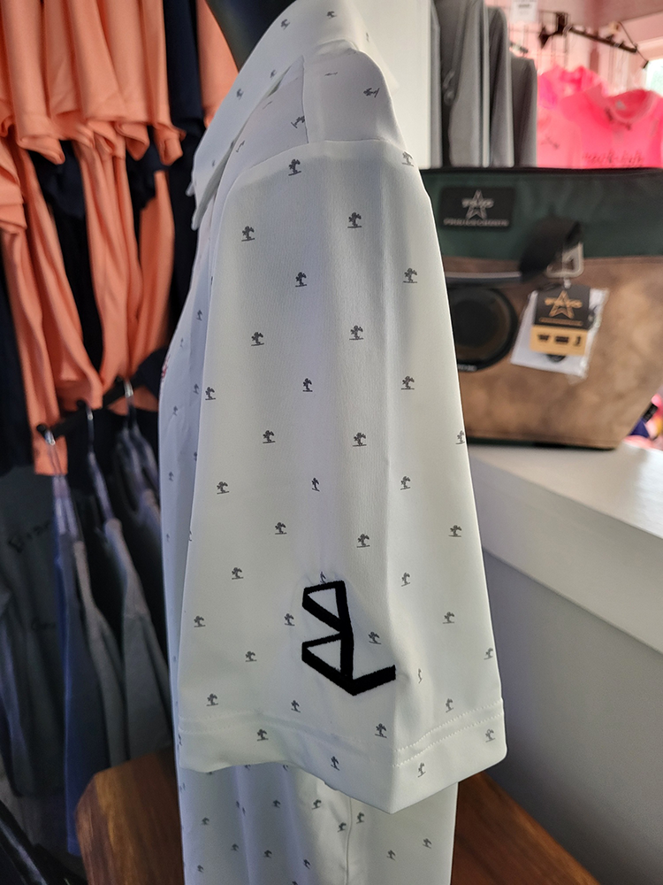 White Pine Tree Adidas Polo