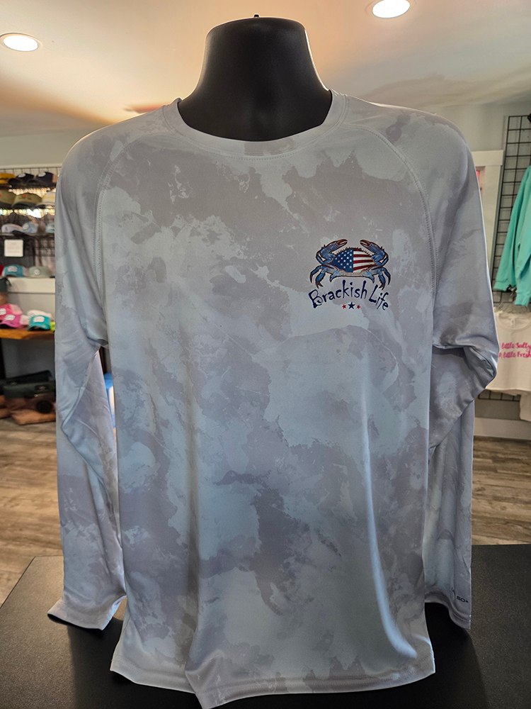 Crab America Grey UV Shirt