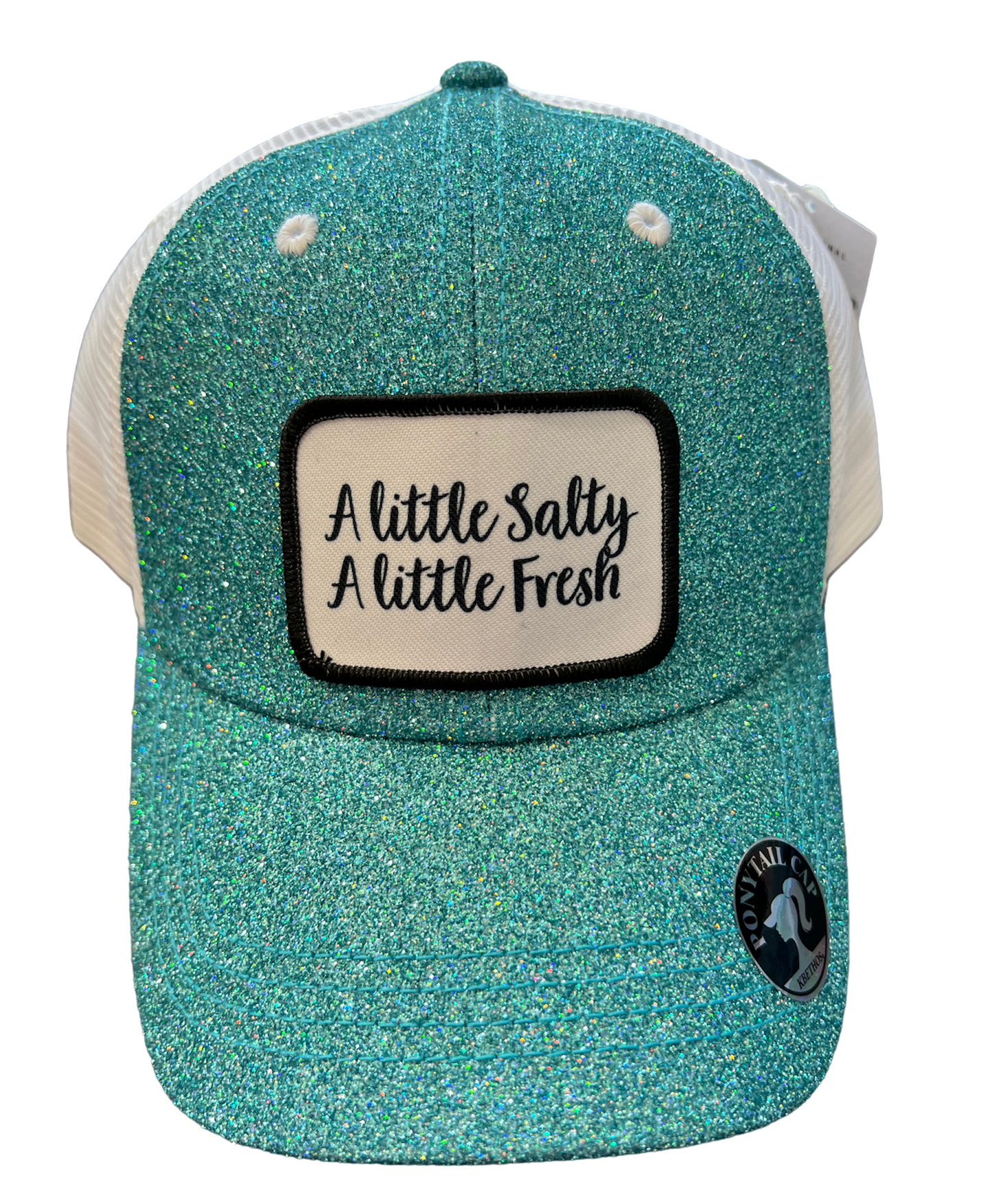 Glitter A Little Salty, A Little Fresh Ponytail Hat