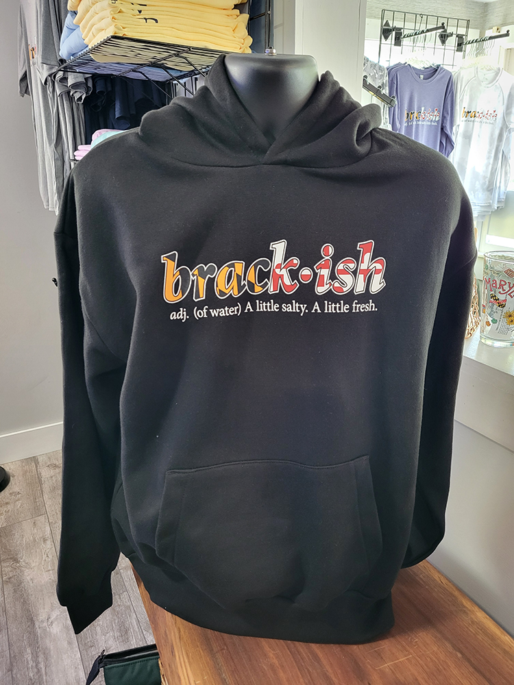 Black Cotton Hoodie