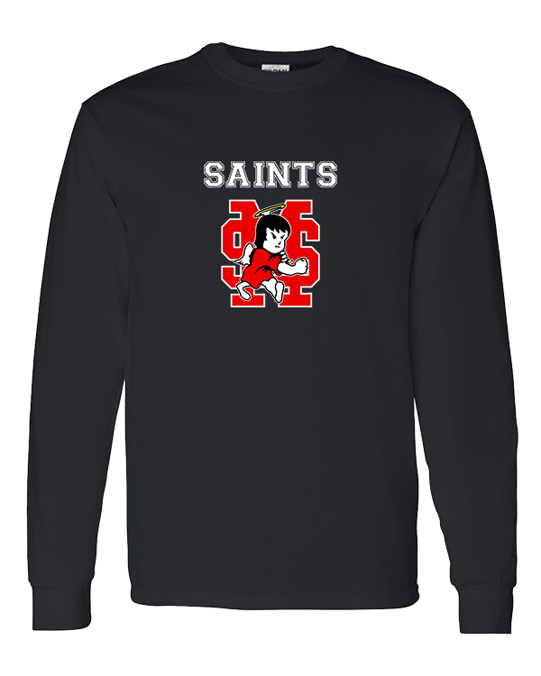 Saints Black Long Sleeve T-Shirt