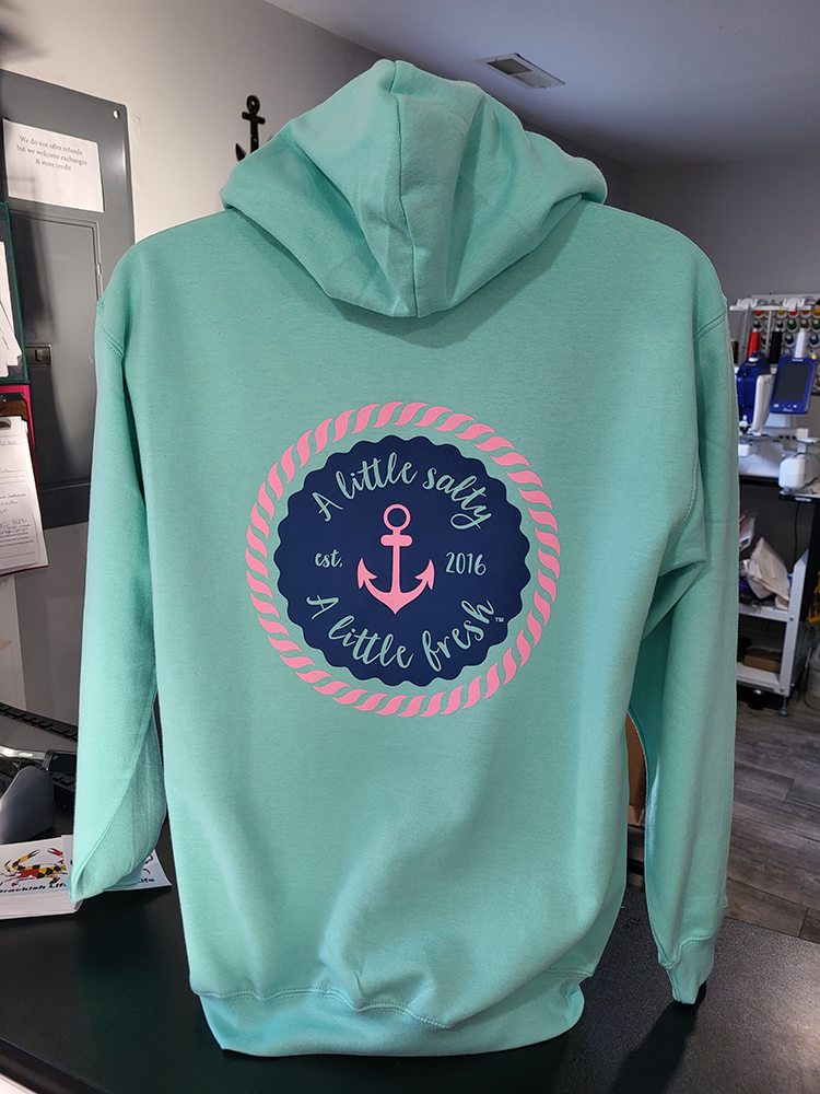 Brackish Life Peppermint Hoodie