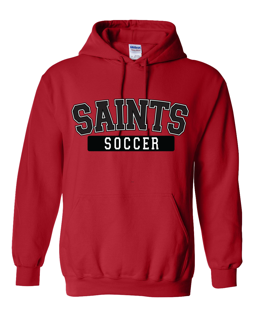 Saints Red Soccer Hooded Sweatshirt