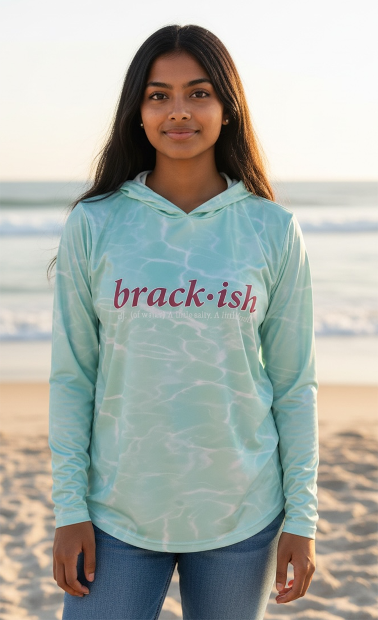 Youth Seafoam Nature Collection UV Hoodie