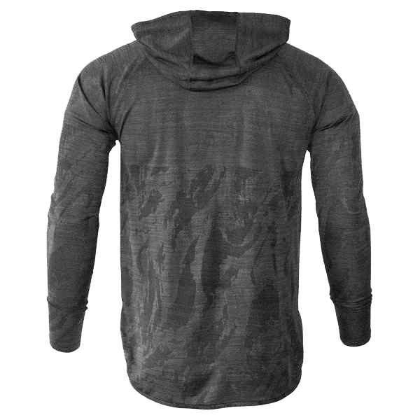 Brackish Camo Droptail Long Sleeve Hoodie