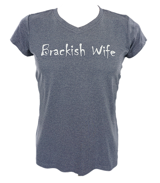 Brackish Wife Ladies Performance Short Sleeve V-Neck