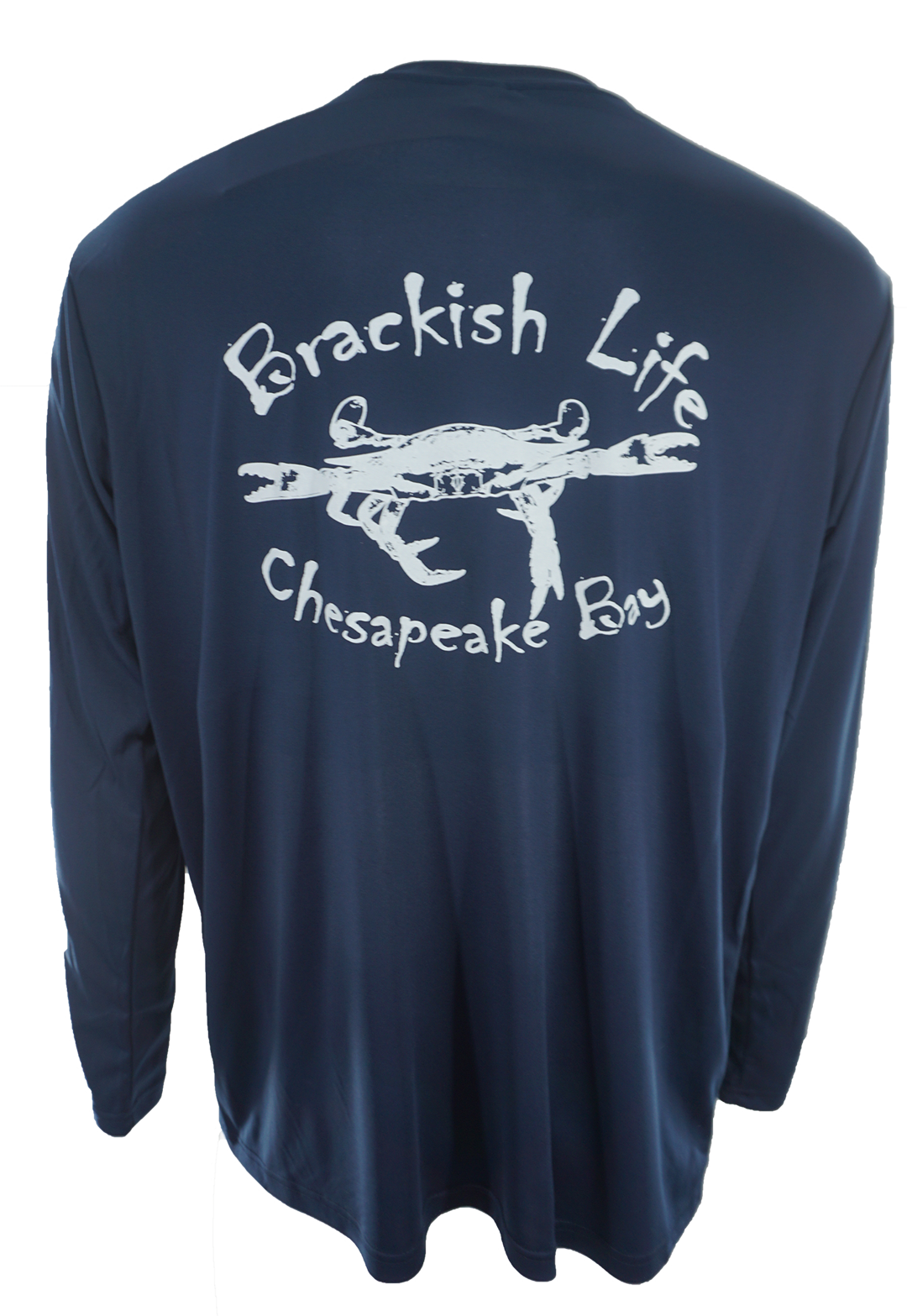 Performance White Logo Long Sleeve Crew