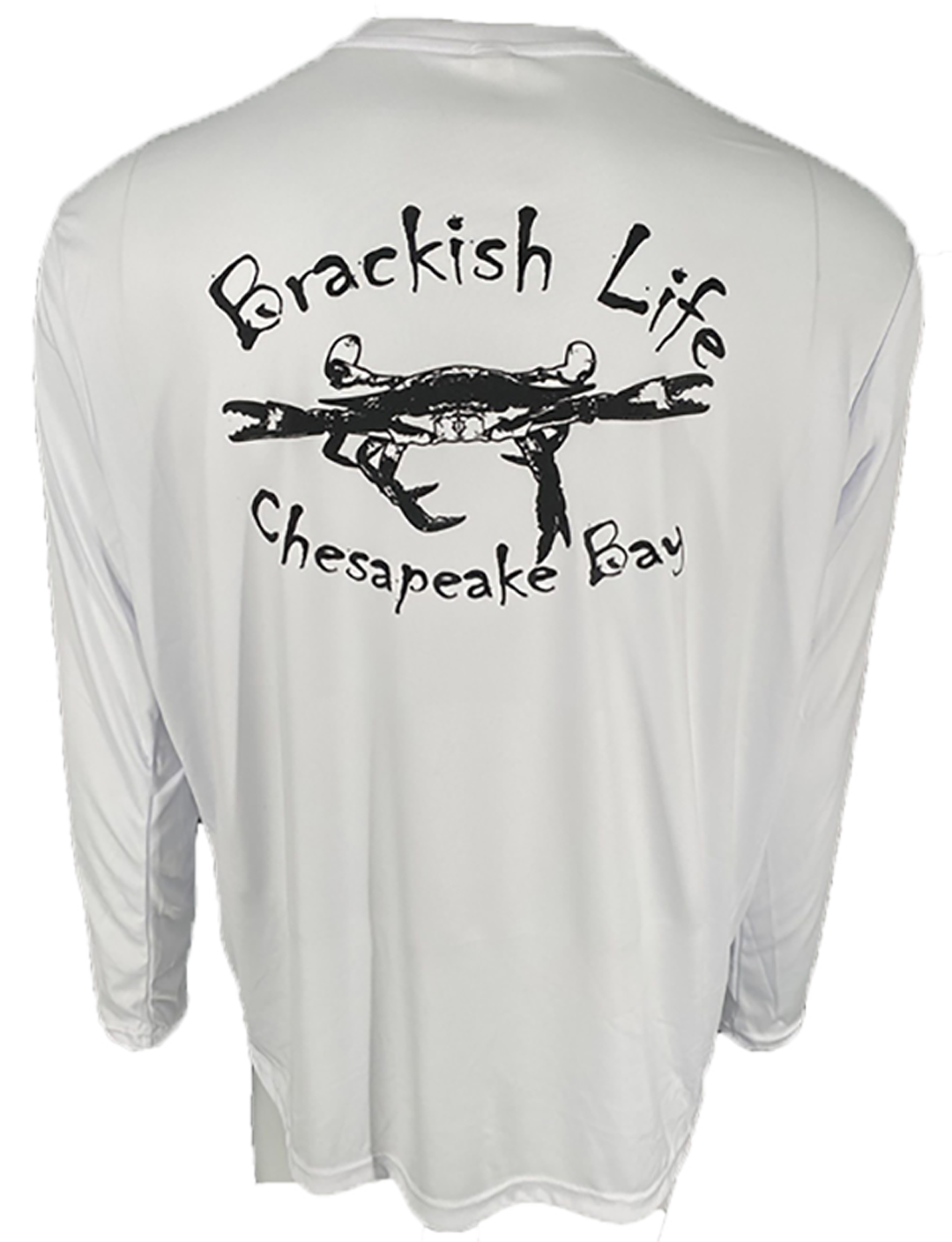 Maryland Performance White Long Sleeve Crew