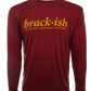 Maroon and Gold Performance Long Sleeve Crew