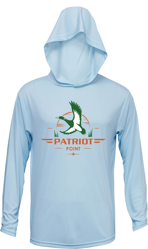 Patriot Point Ice Blue UV Hoodie