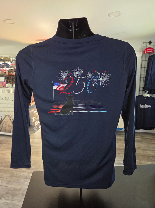 Navy 250 Performance Men's Long Sleeve Crew