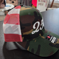 Red, White & Blue Printed Old School Camo Trucker with 250 Logo
