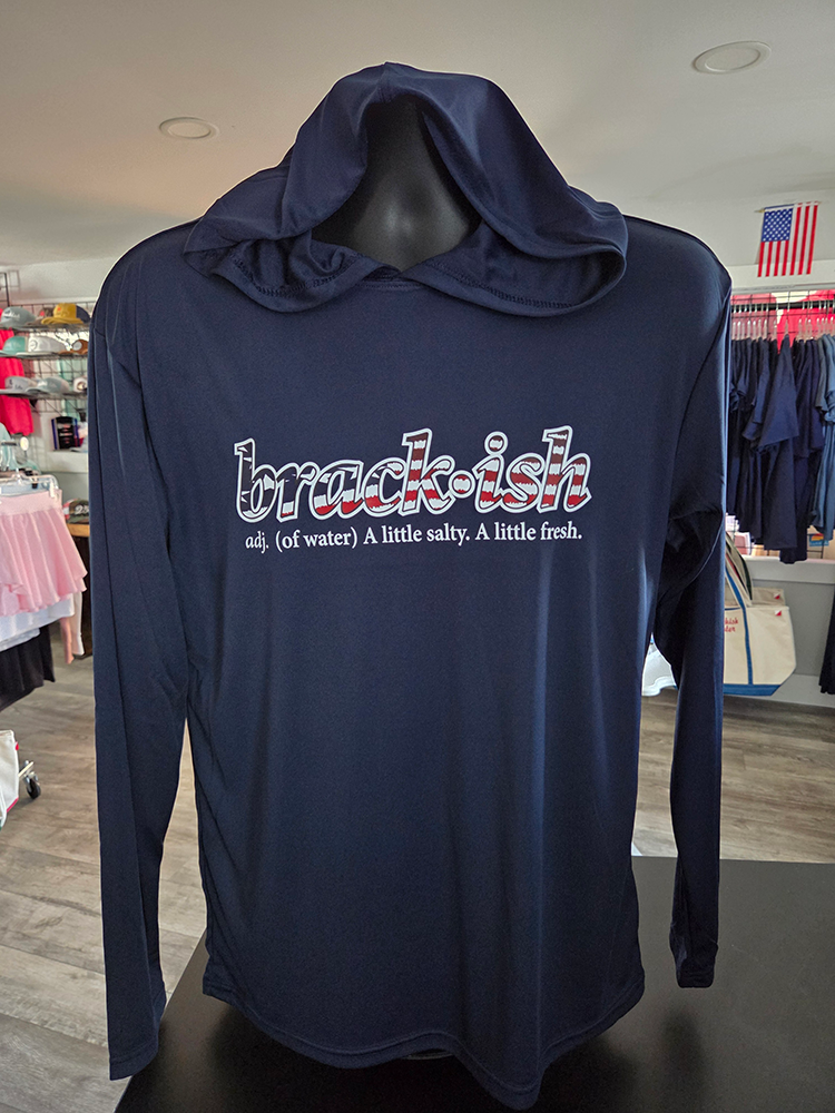 250 Navy Performance Long Sleeve UV Hoodie