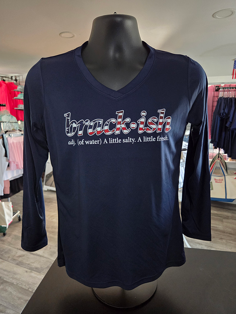 Navy 250 Performance Ladies Long Sleeve Crew