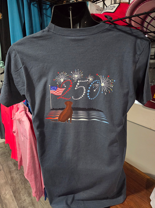 Indigo T-Shirt with our new exclusive 250 Logo