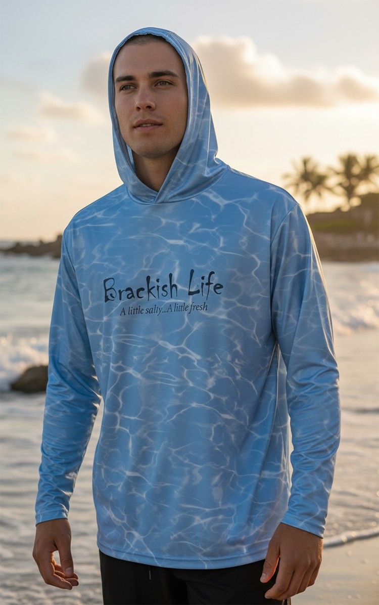 Blue Nature Collection UV Hoodie