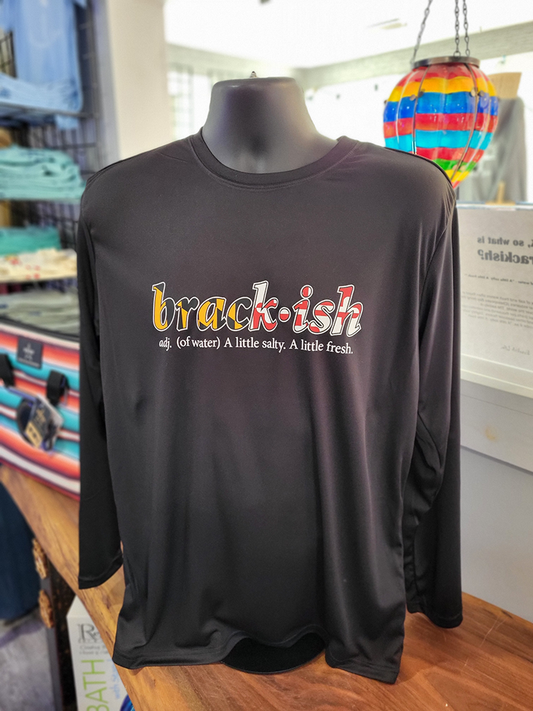 Black Long Sleeve Crew with MD Logo
