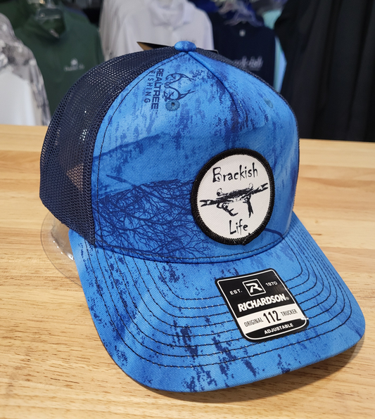 Realtree Blue Crab Patch Trucker Hat