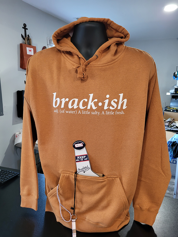 Copper Tailgate Hoodie with Neoprene Beverage Holder