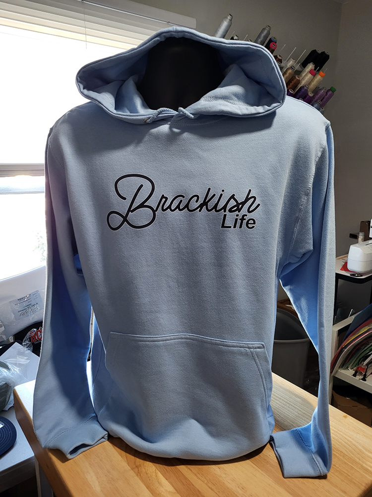 Brackish Life Sky Bue Hoodie