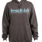 Charcoal and Teal Hoodie