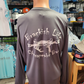 Charcoal Maryland Performance Long Sleeve Crew