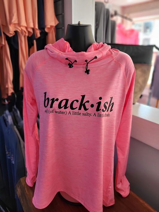 Ladies Electric Pink Cowl Neck Top