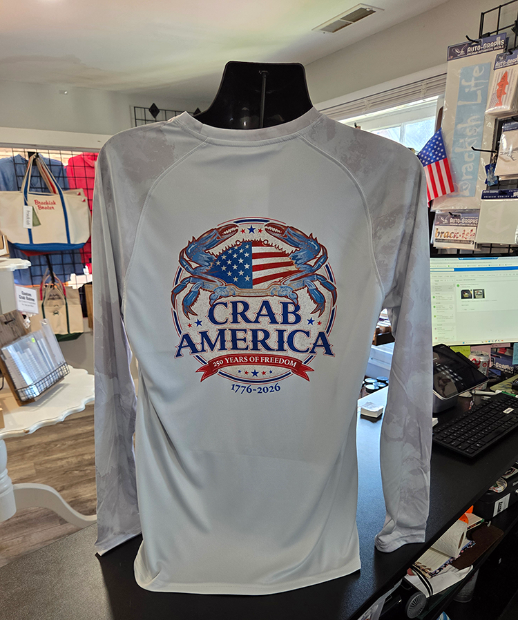 Crab America Grey UV Shirt