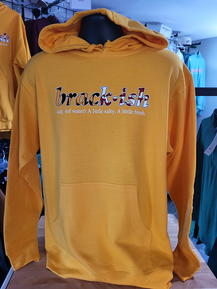 Brackish Life Gold Hoodie