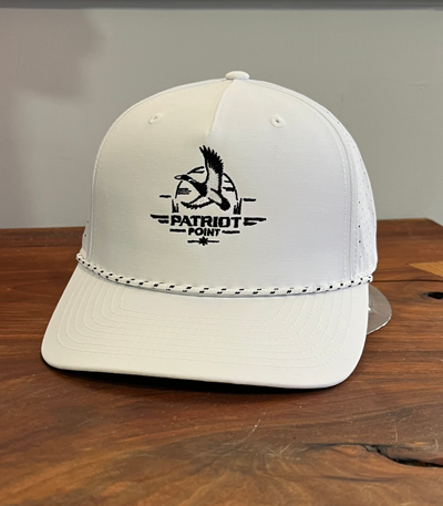 Patriot Point White Logo Rope Hat