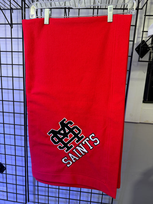Saints Red Stadium Blanket