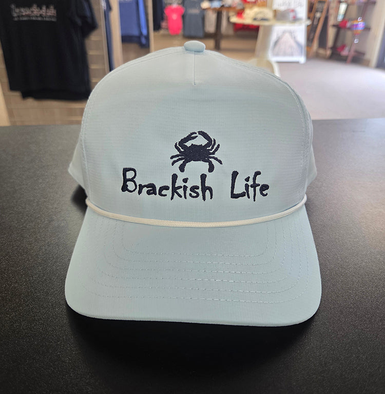 Brackish Life Light Blue Rope Hat