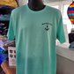 Peppermint Cotton T-Shirt with A Little Salty...A Little Fresh Logo