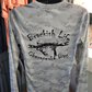 Grey Water Camo Performance Long Sleeve Crew