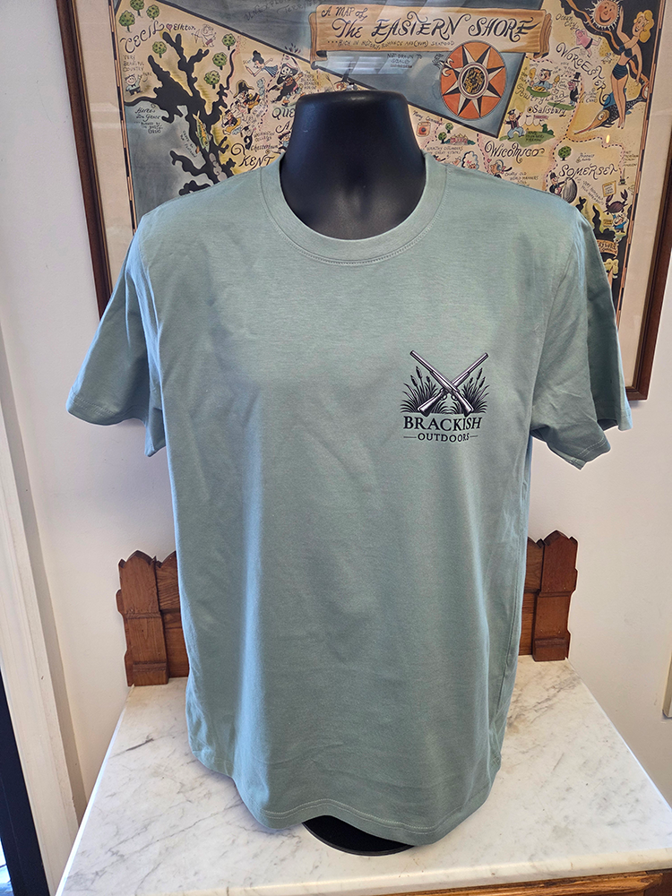 Dusty Green T-shirt with Our Outdoors Endless Pursuit Logo