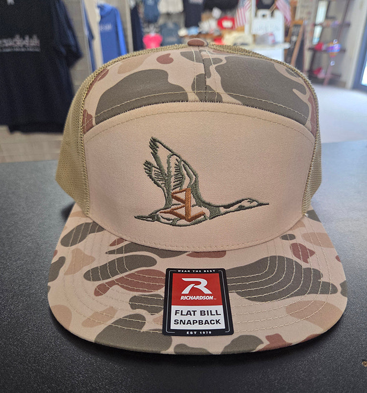 Brackish Outdoors 7 Panel Flat Bill