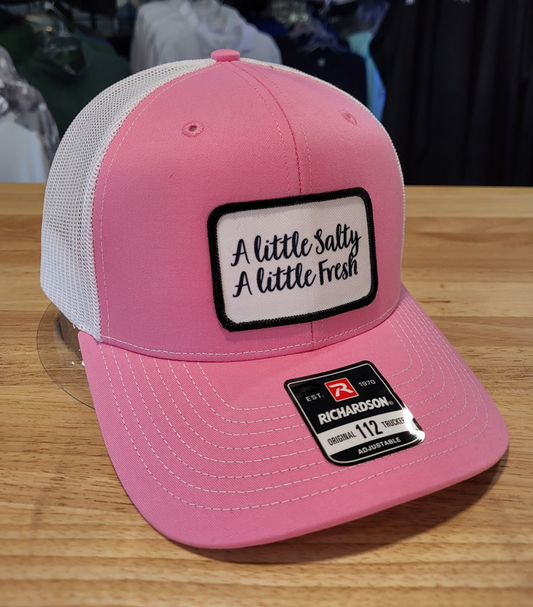 Pink A Little Salty, A Little Fresh Pink Trucker Hat