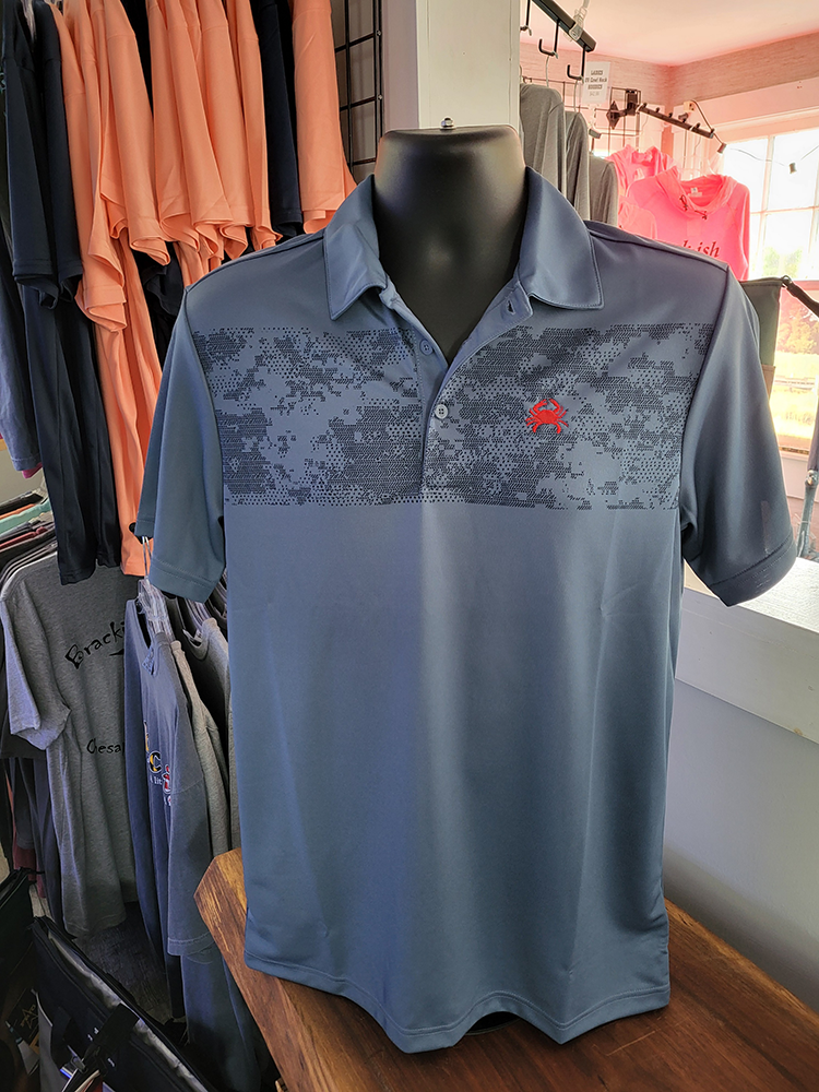 Men's Camo Chest Tech Ink Adidas Polo