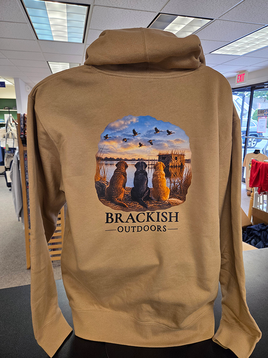 8.5 Oz Saddle Cotton Poly Hoodie