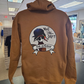 8.5 Oz Saddle Cotton Poly Hoodie with Our Fowl Language Logo