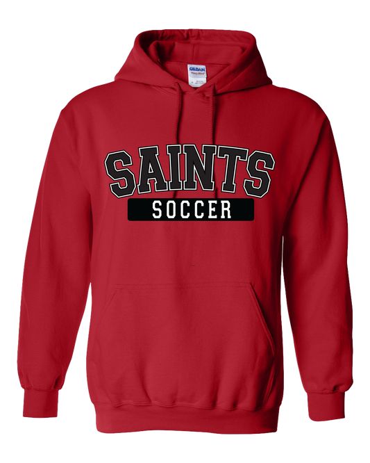 Saints Red Soccer Hooded Sweatshirt