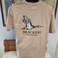 Sand T-shirt with Our "BL Brackish Duck" Logo