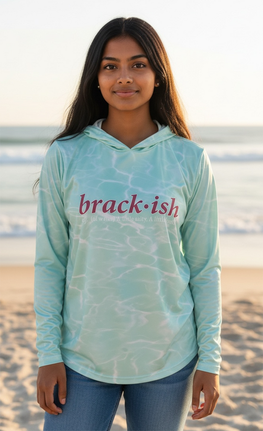 Youth Seafoam Nature Collection UV Hoodie