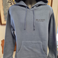 8.5 Oz Blue Smoke Cotton Poly Hoodie