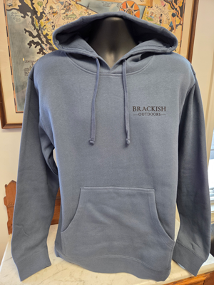 8.5 Oz Blue Smoke Cotton Poly Hoodie