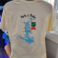Vanilla Cotton T-Shirt with Ports of the Peake Logo