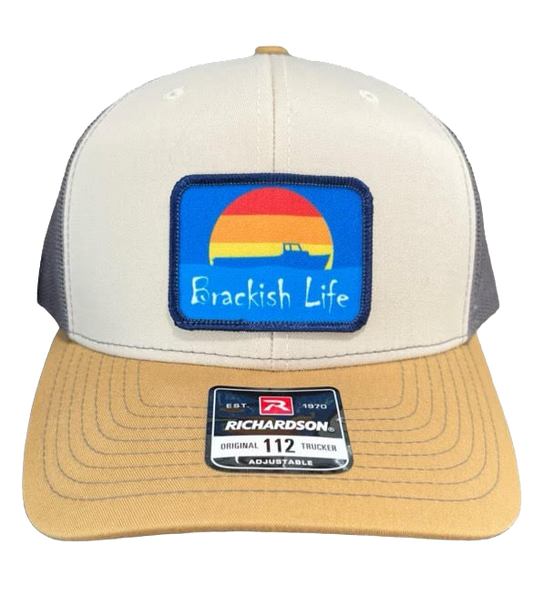 Deadrise Amber Gold/Beige/Charcoal Trucker Hat